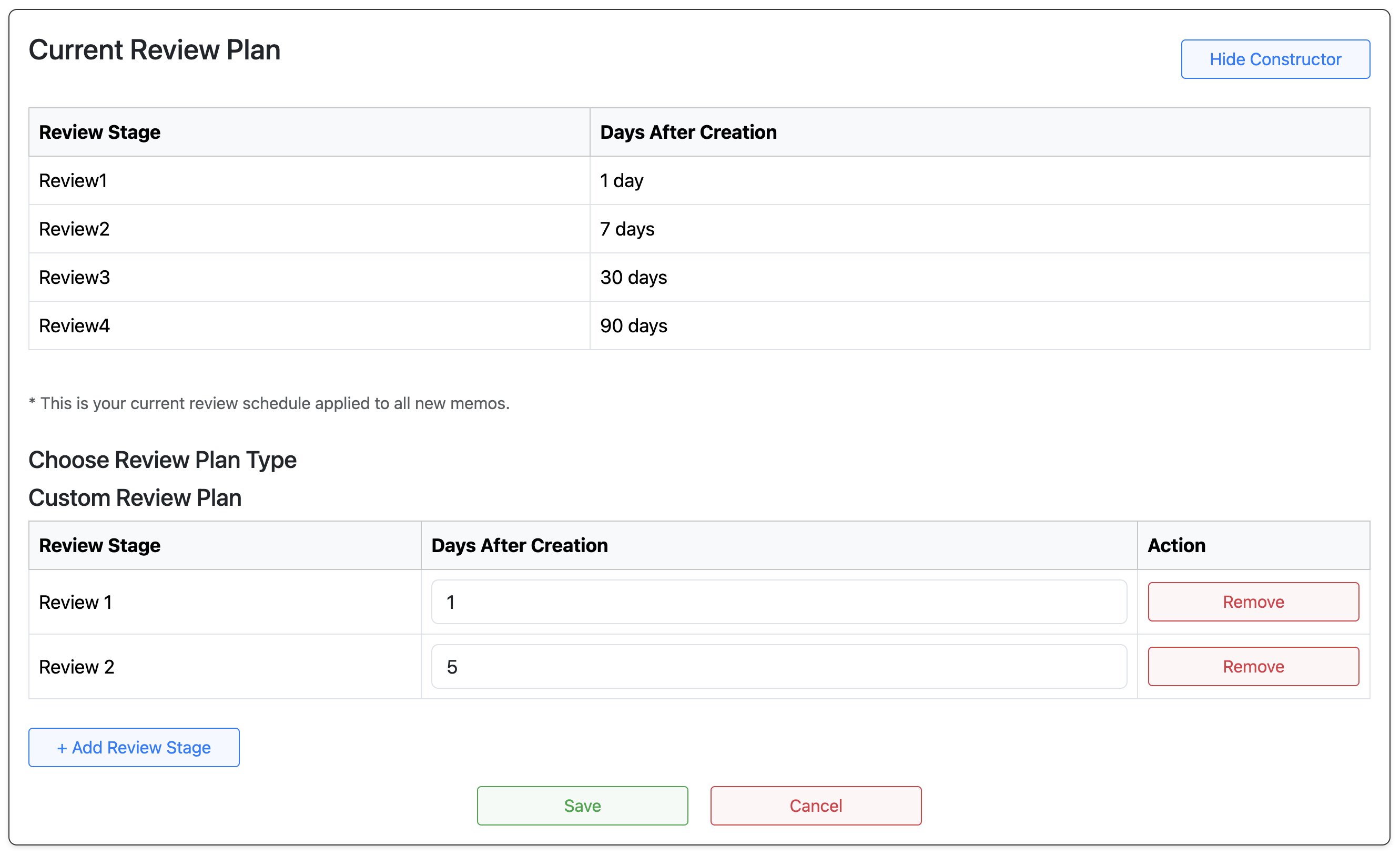 Create Memo Window